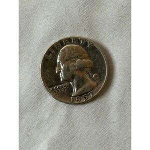 1957 D George Washington Silver Quarter Coin Collectible